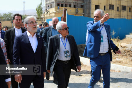بازدید، کلنگ زنی و افتتاح پروژه های دانشگاه بوعلی سینا با حضور وزیر علوم