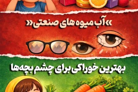بدترین خوراکی برای چشم بچه ها